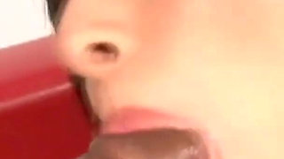 Hot Babe Takes a Big Black Cock and Cum in Mouth Facial