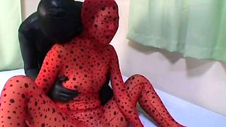 Fetish sex in latex lingerie and stilettoes