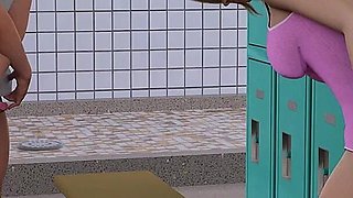College Kings 91 - Quick Sex with Chloe in Locker Room