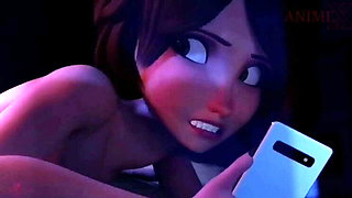 Hot Aunt Cass Hentai - Big Hero 6 Anal Sex 3D Animation