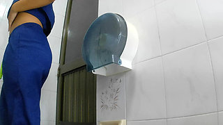 Compilation of girls pissing in public bathrooms