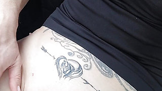 Public Agent: Sexy Tattoo Girl Dogging and Squirting in the Countryside