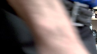 Cute teen captured by hidden cam in massage room