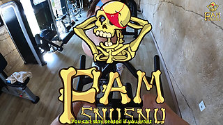 GYM WORKOUT with a HOT SPANISH TEEN