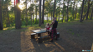 My Boyfriend Bent Me Over in the Forest and Fucked Me Hard