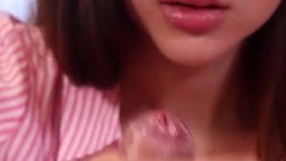 Kitty ( Jolie Butt ) asks daddy for milk and gets it in full. FULL #6