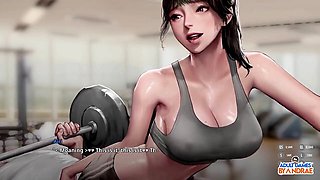 Smashing Airi in the gym with a secret twist