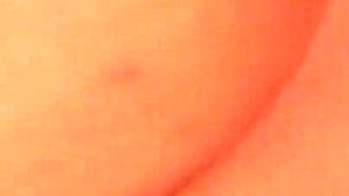 Lucky brunette gangbanged hard in her pussy in close up