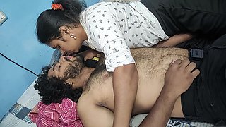 Long Lip Lock with Step Sister in Bedroom