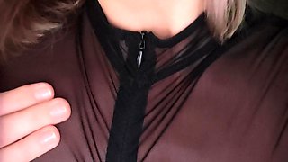 Outfit: My New Corset and Nylon Bodysuit - Mistress Julia