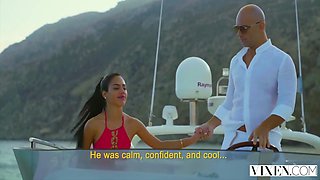 Latina Sugar B. Satisfies Her Stepdaddy On Vacation 12 Min With Apolonia Lapiedra