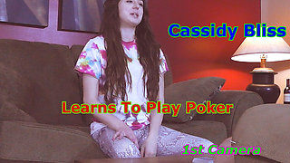 Cassidy Bliss - Learns to Play Poker 1st Camera