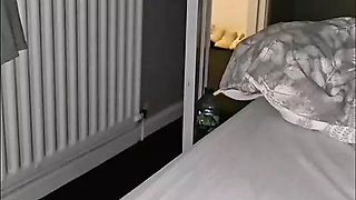 Step mom steps into step son room and handjob his dick without shame