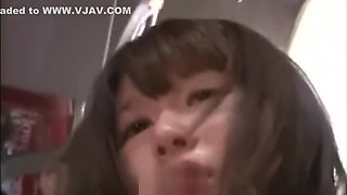 Busty Japanese Fucked in the Public Bus