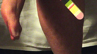 Sexy Dutch Girl files her toe nails for you as her stepdaughter films her for you!