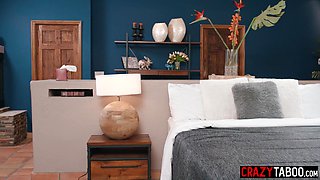 Ebony girl pounded stepsisters husband