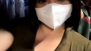 Asian teen masturbating on a bus 832245054467888864220425486