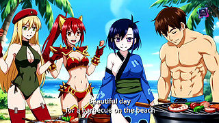 Hot Girlfriends on a Brazilian Beach