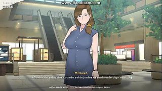 Mitsuko Creampie MILF Cheating Pregnant Gameplay by NTRman