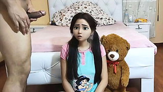 Perverted Uncle Fucks Innocent Niece In Law - Rough Hardcore Teen Punishment