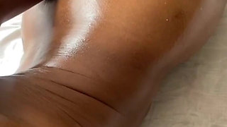 Ebony with Big Oiled Ass