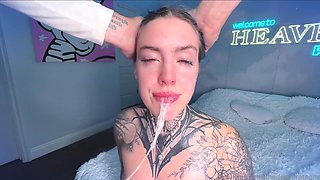 Dont Cum Inside Me - Anal Creampie and POV rough sex closeup