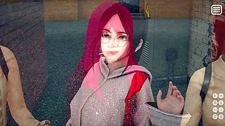 Beautiful japanese, 3d animation, you slut