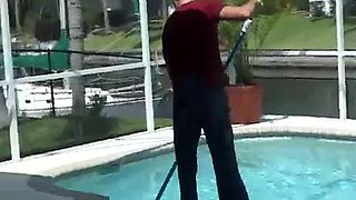 Desirae Spencer fucks pool guy: Big Tits, Big Ass  Blowjob Porn
