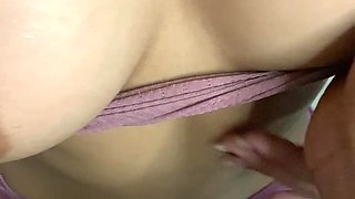 Horny Stepsister Caught Outdoor and Fucked Hard in Tight Pussy Till Cum Inside