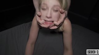 A blonde babe is fucked with a lot of passion by her boyfriend