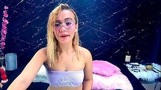 Ex wifey blonde homemade solo masturbation fun