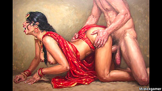 Wife Caught with Her Husband's Boss in Hotel Room Hot Cheating Wife