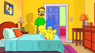Slutty Cuckold Wife Compilation. Cartoon, Simpson Parody