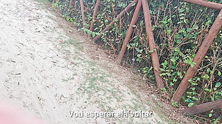 Masturbating Outdoors for Hot Redhead Who Liked It