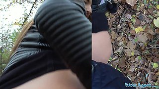 Public Agent Amirah Adara Fucks a stranger while her BF waits