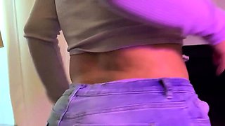 Blonde emo amateur solo masturbation