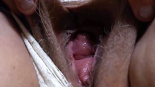 Latina Granny Striptease And Closeup Masturbation