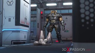 Gorgeous dream girl - 3d animation scene - 3DXPassion