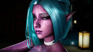 Dark Elf Gangbanged by Goblins