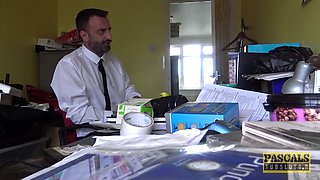 Hardfucked subslut disciplined by Pascals fat cock