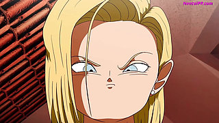 From Training to Temptation: Android 18 & Master Roshi Have Passional Sex
