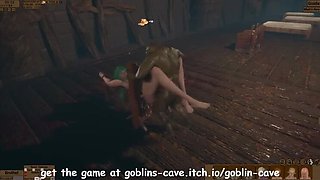 Sexy MILF Anal Breeding by Cave Goblins - Sosan Fucked Hard in Fantasy Hentai