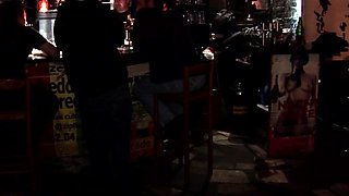 Cute hawt teenies in an anal group sex with a large strapon