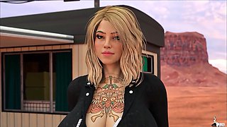 Sizzling Biker Cougar produces a package and receives some enormous manstick!