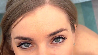 Fibi Euro Interracial POV Blowjob and Foreskin Play
