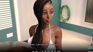 Busty toon babes in a wild visual novel adventure