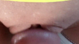 Big Dick Inside Small Pussy on the Bus Again!