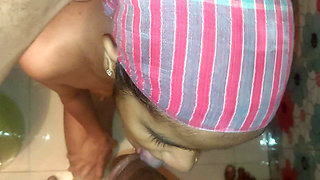 My Hot Housewoner Fuked Me in Toilet