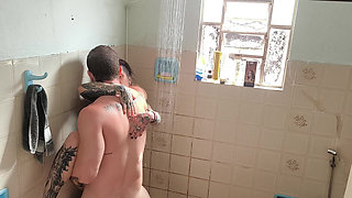 Fucking the Ass in the Shower