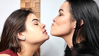 Kyara Long Tongue Kissing Lesbian Fetish
